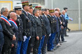 Tribute Ceremony For French Gendarme Killed During A Road Check - Nice