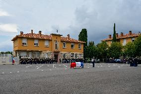 Tribute Ceremony For French Gendarme Killed During A Road Check - Nice