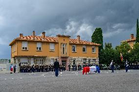 Tribute Ceremony For French Gendarme Killed During A Road Check - Nice