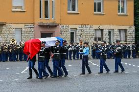 Tribute Ceremony For French Gendarme Killed During A Road Check - Nice