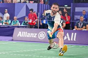 Paris 2024 Paralympics - Badminton - Lucas Mazur Wins Gold