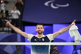 Paris 2024 Paralympics - Badminton - Lucas Mazur Wins Gold