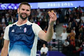 Paris 2024 Paralympics - Badminton - Lucas Mazur Wins Gold