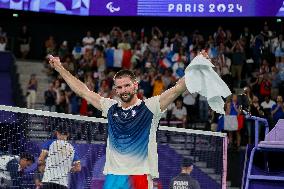 Paris 2024 Paralympics - Badminton - Lucas Mazur Wins Gold