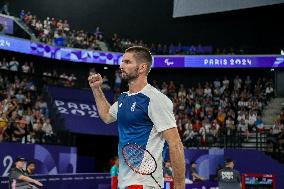 Paris 2024 Paralympics - Badminton - Lucas Mazur Wins Gold