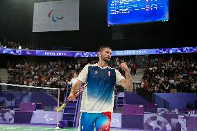 Paris 2024 Paralympics - Badminton - Lucas Mazur Wins Gold