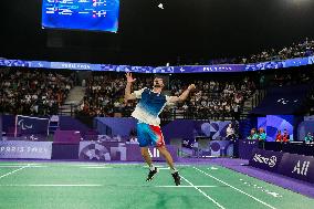 Paris 2024 Paralympics - Badminton - Lucas Mazur Wins Gold