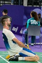 Paris 2024 Paralympics - Badminton - Lucas Mazur Wins Gold