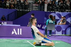 Paris 2024 Paralympics - Badminton - Lucas Mazur Wins Gold