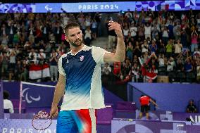 Paris 2024 Paralympics - Badminton - Lucas Mazur Wins Gold