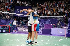 Paris 2024 Paralympics - Badminton - Lucas Mazur Wins Gold