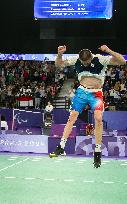 Paris 2024 Paralympics - Badminton - Lucas Mazur Wins Gold