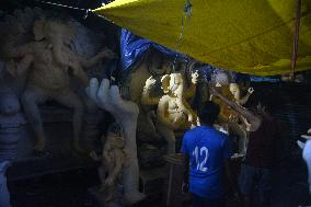 Idol Making Of Lord Ganesha