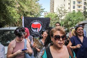 Protest Over Announcement By High Authority For Elections To Exclude Presidential Candidates In Tunis