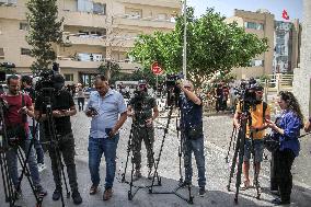 Protest Over Announcement By High Authority For Elections To Exclude Presidential Candidates In Tunis