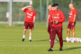 Team Poland before UEFA Nations League matches