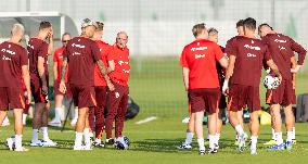 Team Poland before UEFA Nations League matches