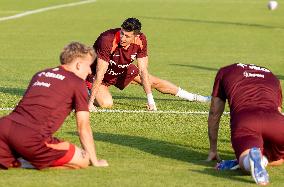 Team Poland before UEFA Nations League matches