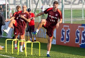 Team Poland before UEFA Nations League matches