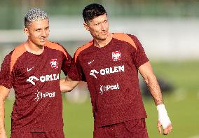 Team Poland before UEFA Nations League matches