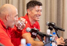 Team Poland before UEFA Nations League matches