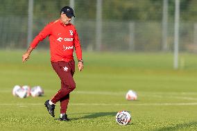 Team Poland before UEFA Nations League matches