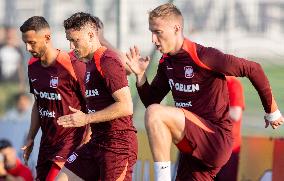 Team Poland before UEFA Nations League matches