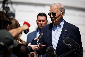 Biden Leaves The White House - Washington