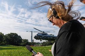 Biden Returns To The White House - Washington