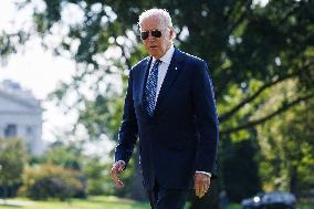 Biden Returns To The White House - Washington