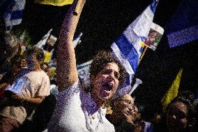 Tens Of Thousands Rally For Hostage Deal Across Israel