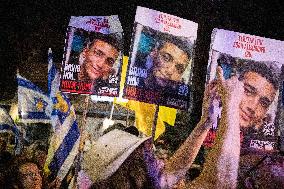 Tens Of Thousands Rally For Hostage Deal Across Israel