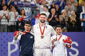 Paris 2024 Paralypics - Badminton - Lucas Mazur Wins Gold