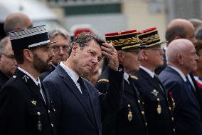 Tribute Ceremony For Gendarme Killed During A Road Check - Nice