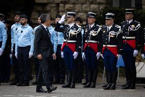 Tribute Ceremony For Gendarme Killed During A Road Check - Nice