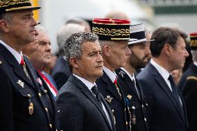 Tribute Ceremony For Gendarme Killed During A Road Check - Nice