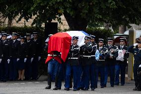 Tribute Ceremony For Gendarme Killed During A Road Check - Nice