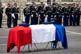 Tribute Ceremony For Gendarme Killed During A Road Check - Nice