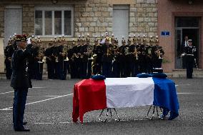 Tribute Ceremony For Gendarme Killed During A Road Check - Nice