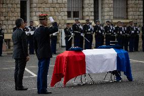 Tribute Ceremony For Gendarme Killed During A Road Check - Nice