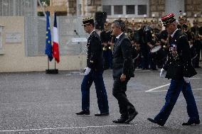 Tribute Ceremony For Gendarme Killed During A Road Check - Nice