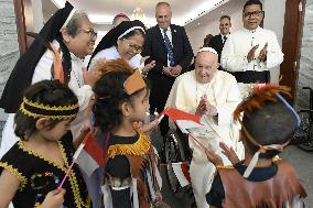 Pope Francis Meets Migrants - Jakarta