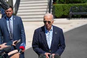 President Biden Departs The White House En Route To Pittsburgh