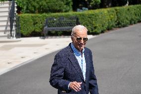 President Biden Departs The White House En Route To Pittsburgh