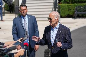 President Biden Departs The White House En Route To Pittsburgh