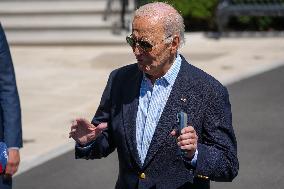 President Biden Departs The White House En Route To Pittsburgh