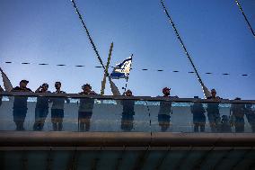 Protestors Block Roads - Jerusalem