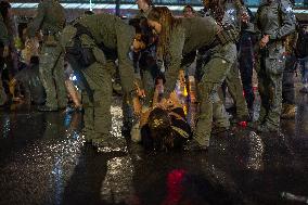 Protestors Block Roads - Jerusalem