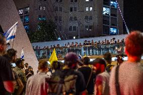 Protestors Block Roads - Jerusalem