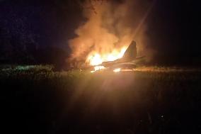 MiG-29 Fighter Jet Crashes In Rajasthan - India